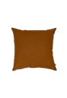 Caramel Washed Linen Cushion Cover