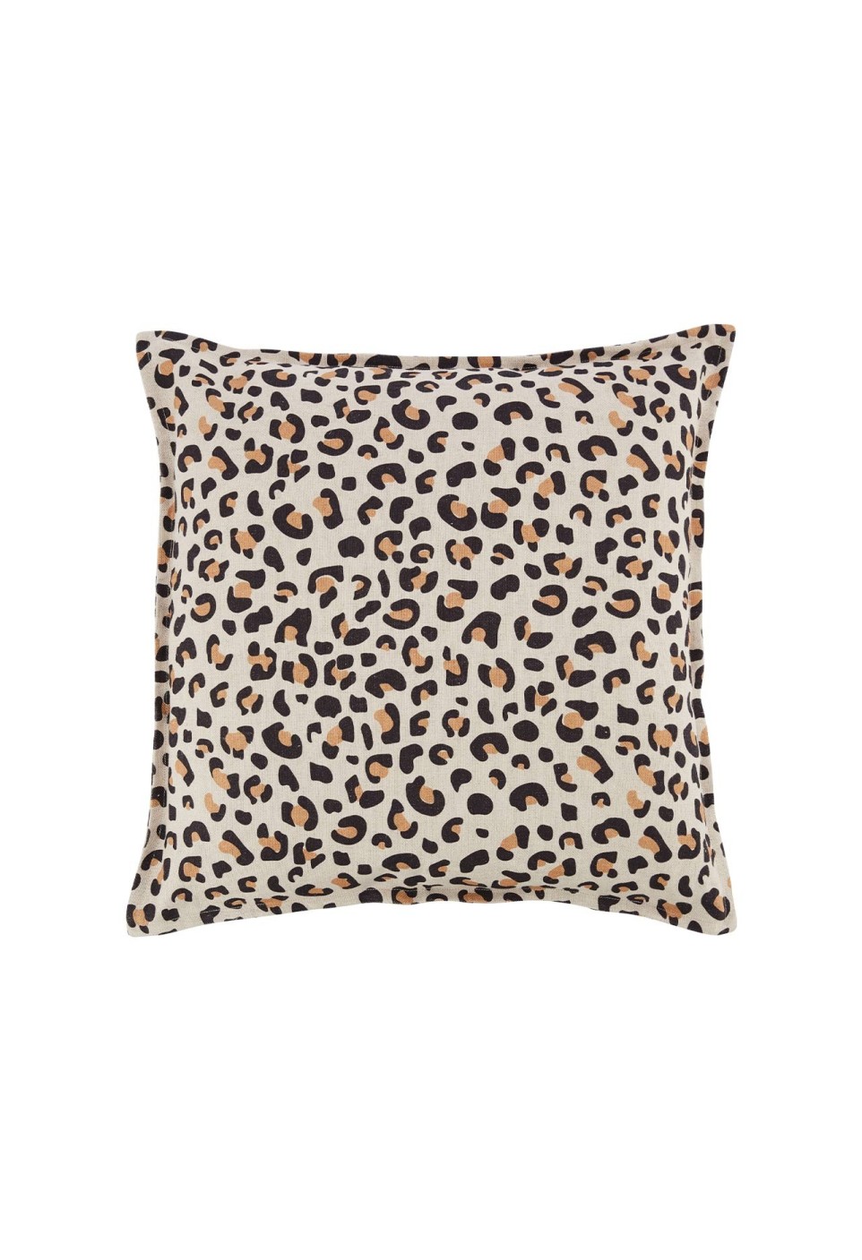 Cushion Cover Leopard Linen 50x50 cm
