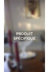 POUF LAZARE BOIS NOYER JACQUARD LÉOPARD SPÉ