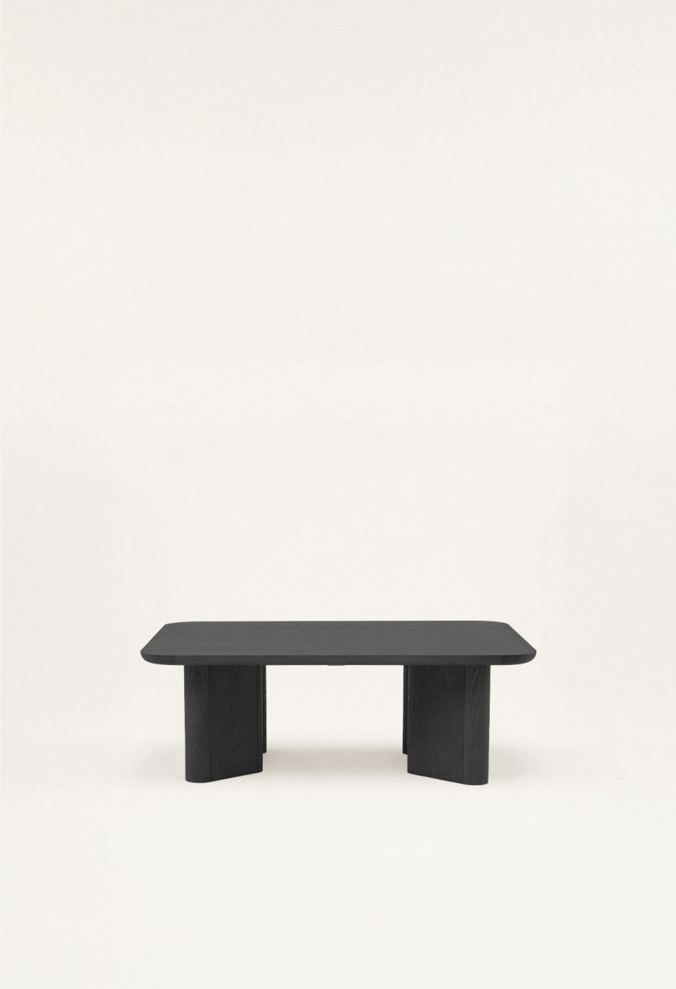 THELMA THE COFFEE TABLE  BLACK LAZURATED WOOD