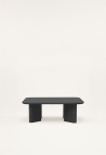 THELMA THE COFFEE TABLE  BLACK LAZURATED WOOD