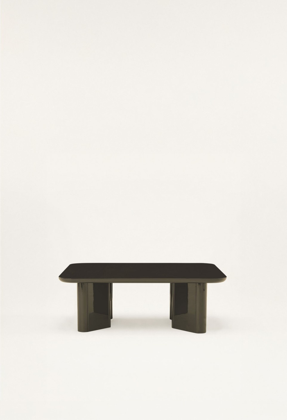 TABLE BASSE THELMA  BOIS LAQUÉ KAKI