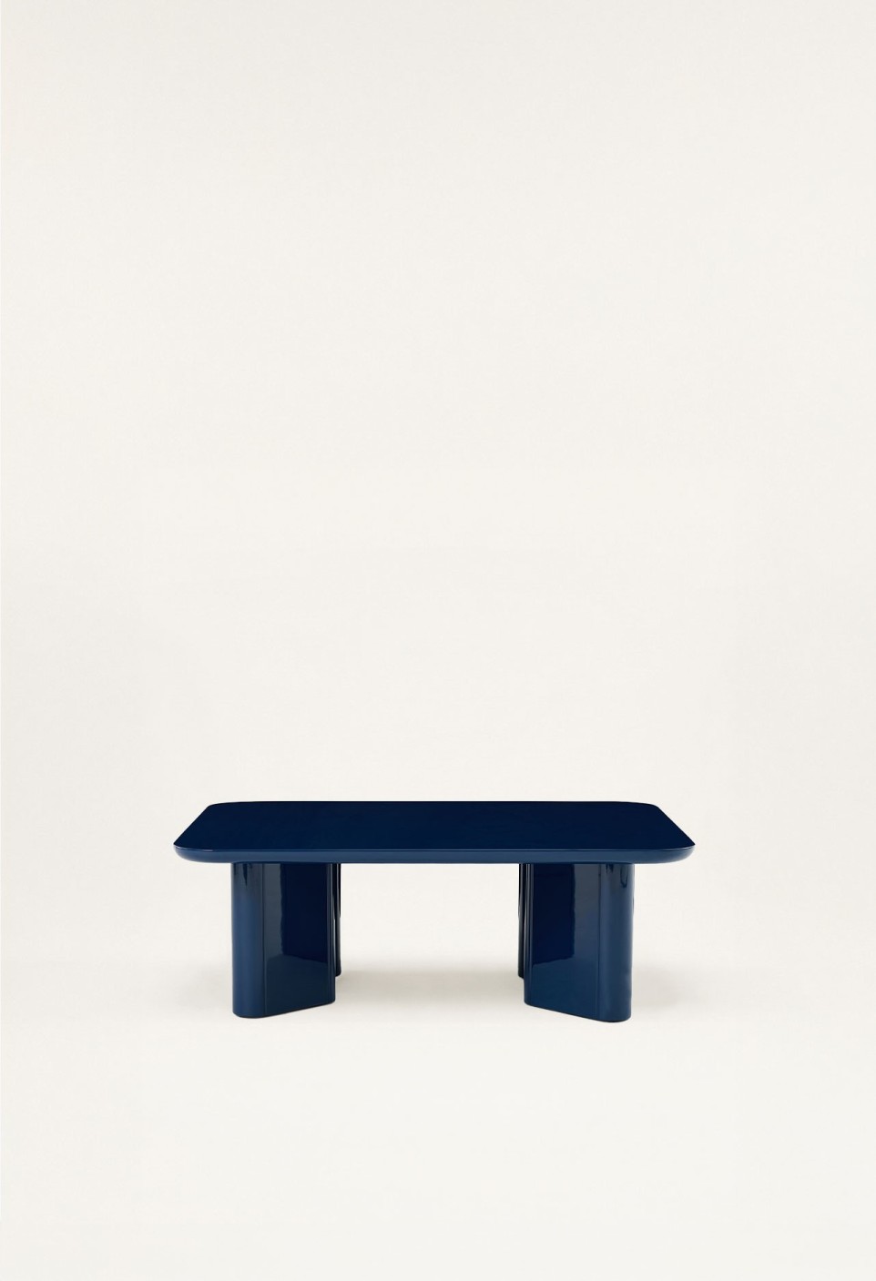 THELMA THE COFFEE TABLE  BLUE LACQUER