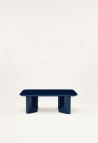 THELMA THE COFFEE TABLE  BLUE LACQUER