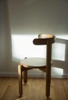 CHAISE LOUISON GRIFÉE  BOIS FINITION TECK