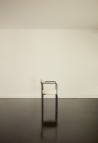 CHAISE COLOMBE  ACIER NOIR
