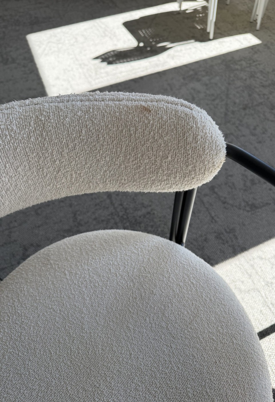 COLOMBE CHAIR  ACIER NOIR