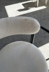 COLOMBE CHAIR  ACIER NOIR