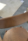 LOUISON CHAIR  TEAK FINISH