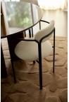 COLOMBE CHAIR  ACIER NOIR