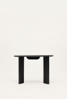 GASPARD DESK  BLACK LAZURATED WOOD