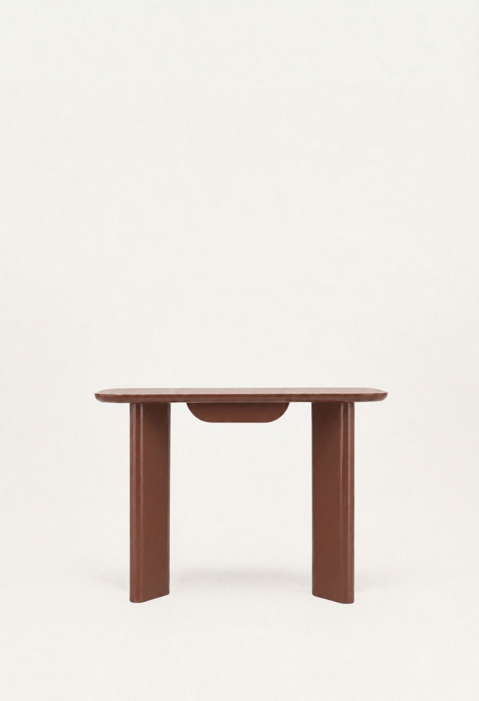 BUREAU GASPARD  BOIS LAQUÉ CRANBERRY