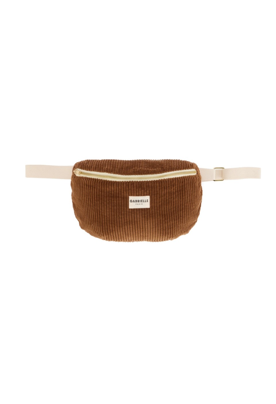 SAC BANANE  EN VELOURS CAMEL_MARKETPLACE