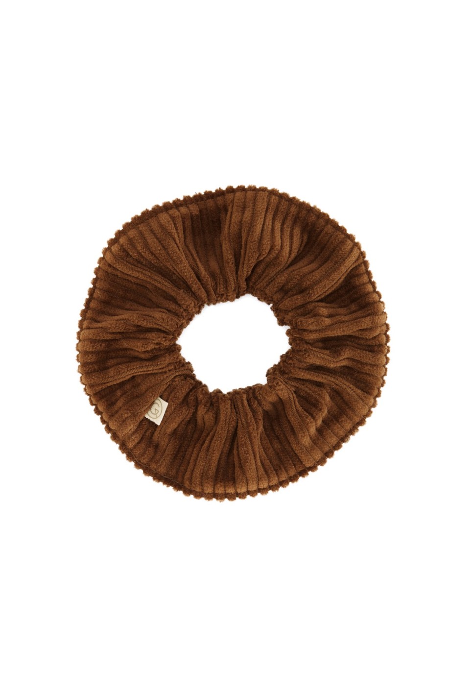 CHOUCHOU XL  EN VELOURS CAMEL
