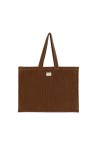 SAC WEEK-END  EN VELOURS CAMEL