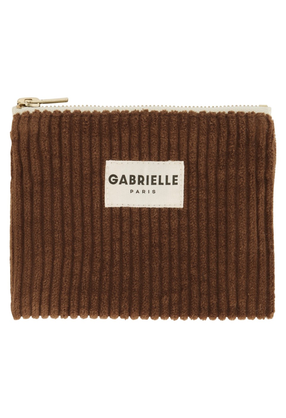 PORTE-MONNAIE  EN VELOURS CAMEL