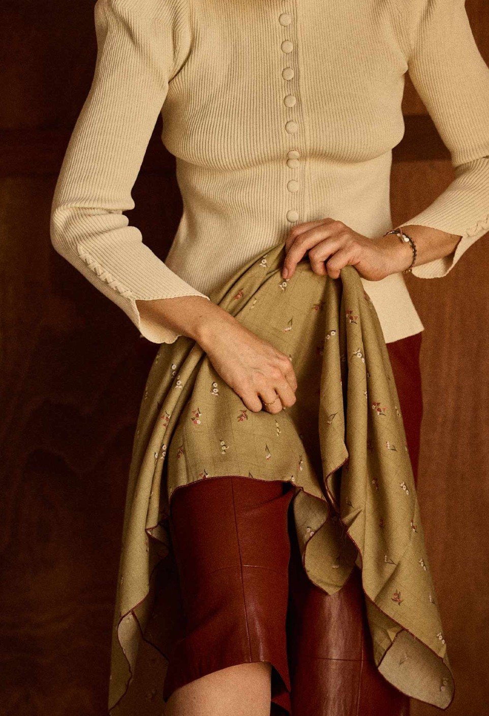 SCARF  HERBIER OLIVE