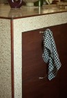 DISHCLOTH  VICHY BLACK LINEN