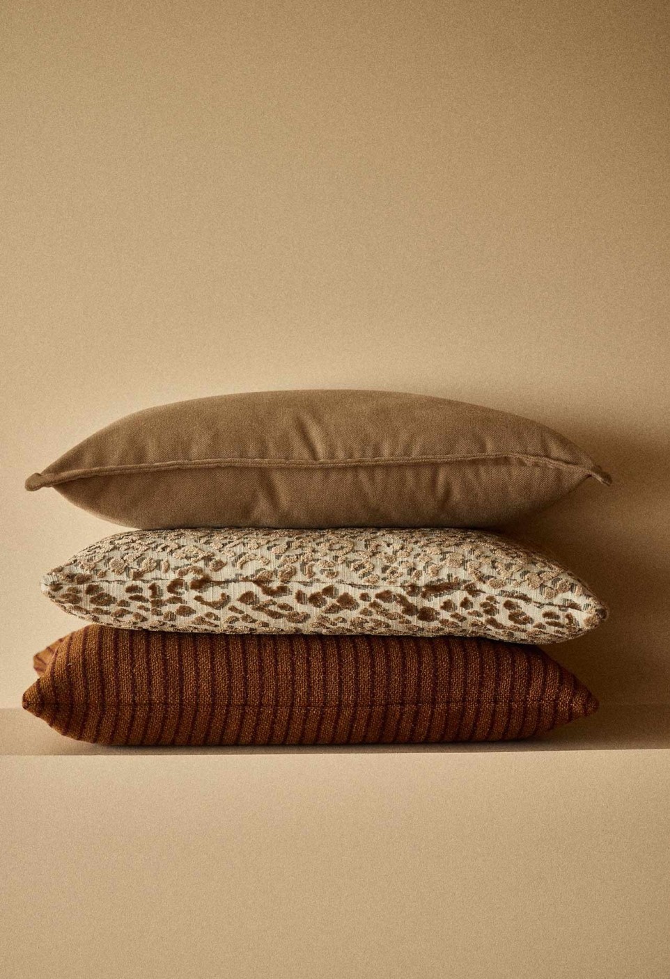 OUTDOOR CUSHION COVER 30X50 CM  TERRACOTTA STRIPES