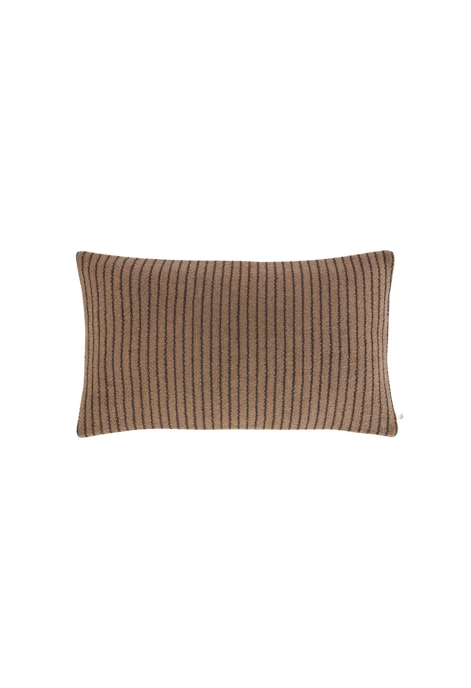 HOUSSE DE COUSSIN 30X50 CM  RAYURES CHOCOLAT