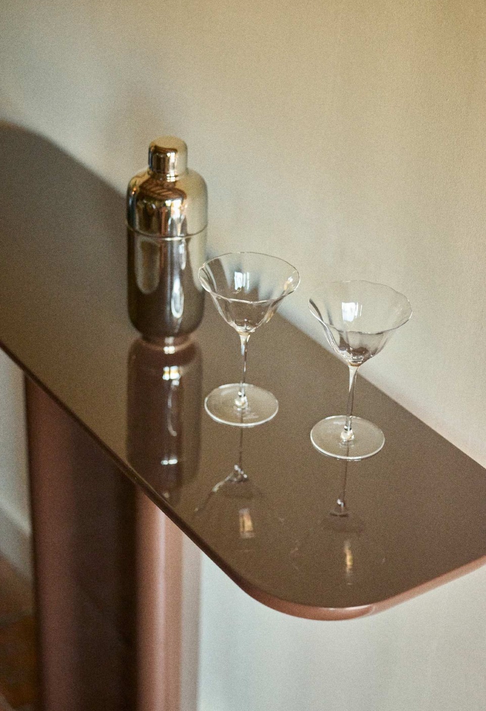 LOU CONSOLE  SPECULOOS LACQUERED WOOD