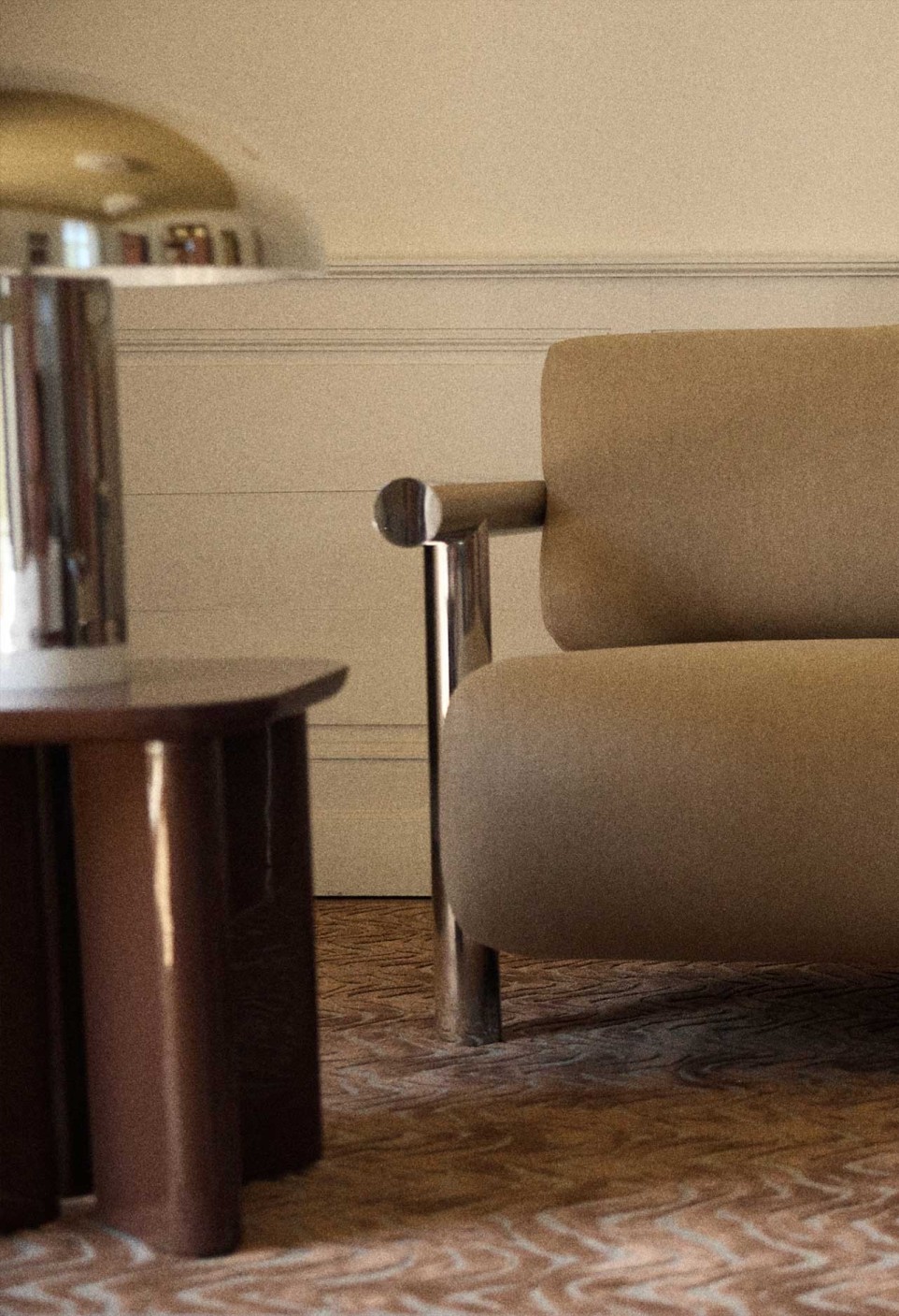 GARANCE THE END TABLE  SPECULOOS LACQUERED FINISH