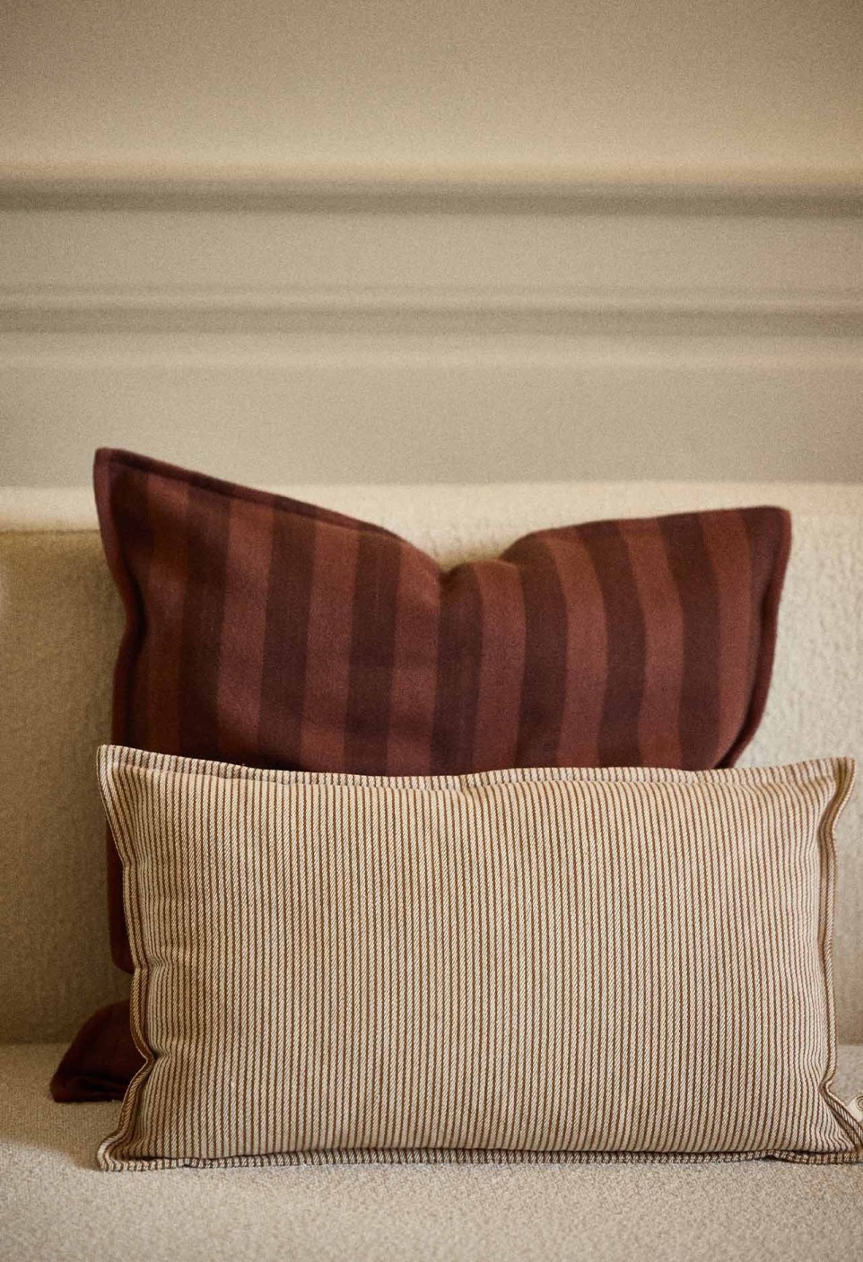 HOUSSE DE COUSSIN 50X50 CM  RAYURES SAINT-HONORÉ
