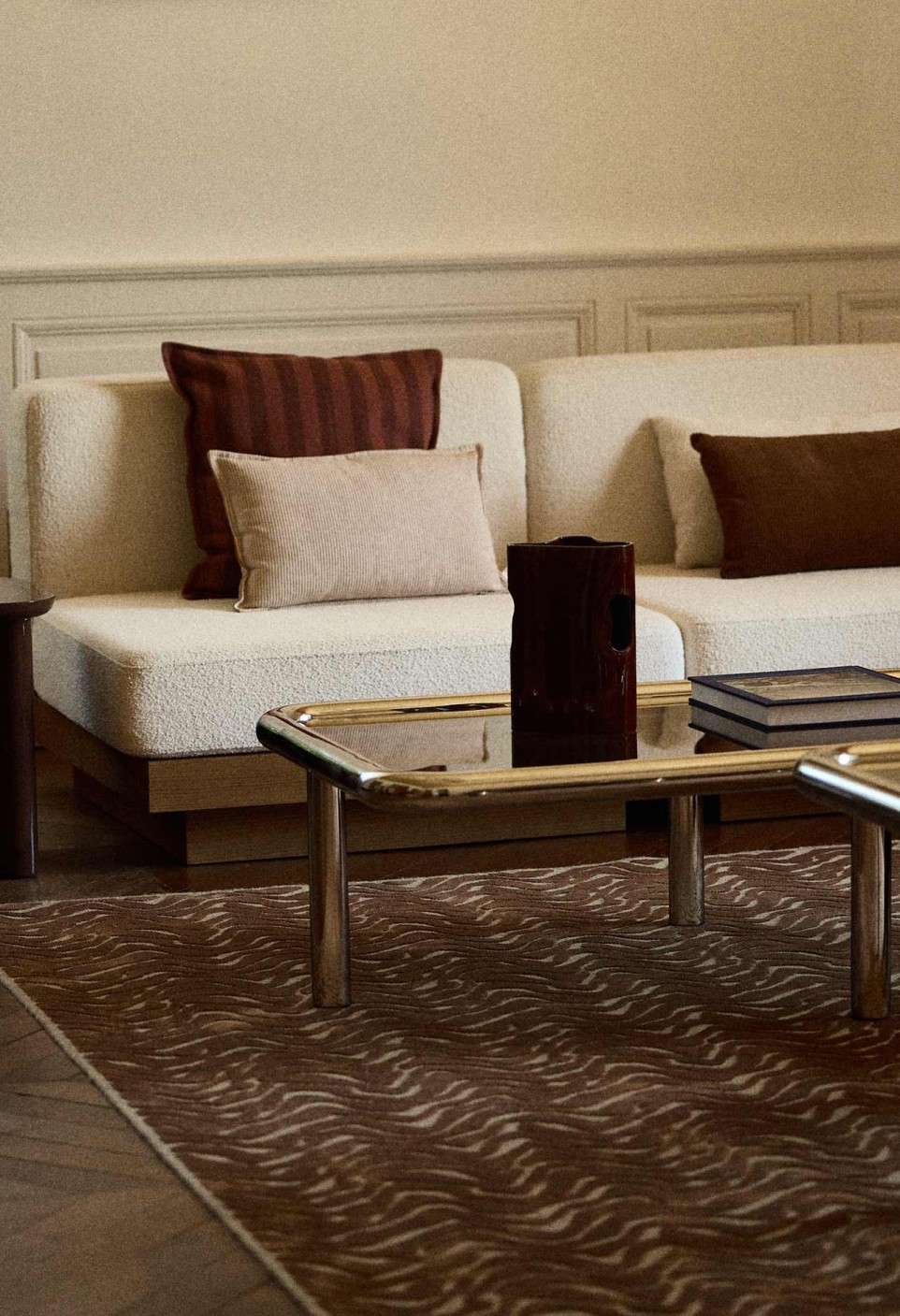 TAPIS ODEON  BRUN