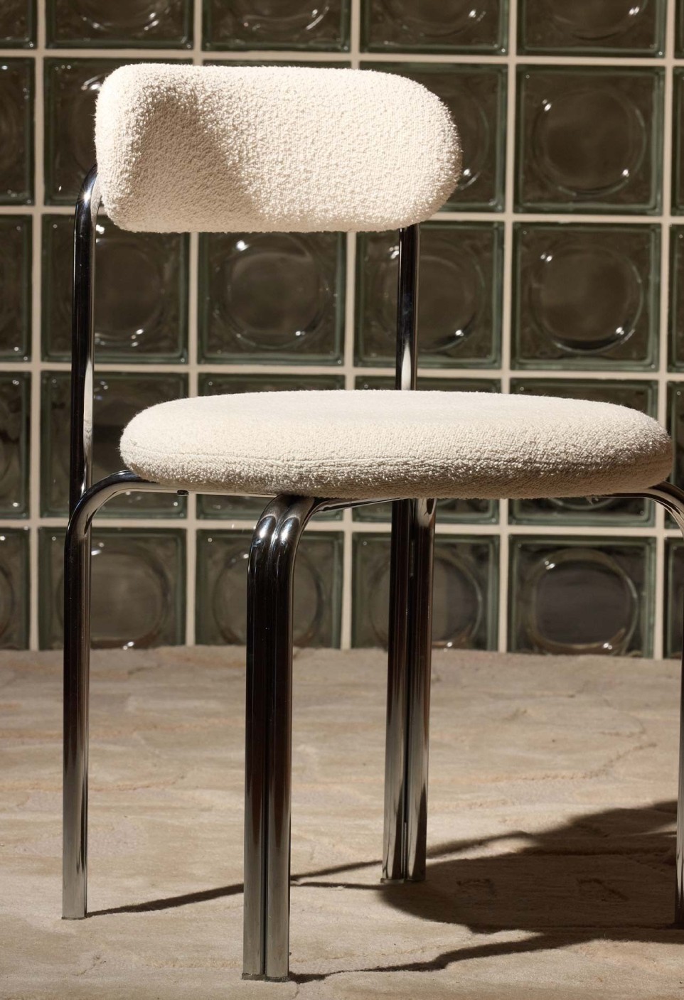 VIOLETTE CHAIR  CHROME STEEL