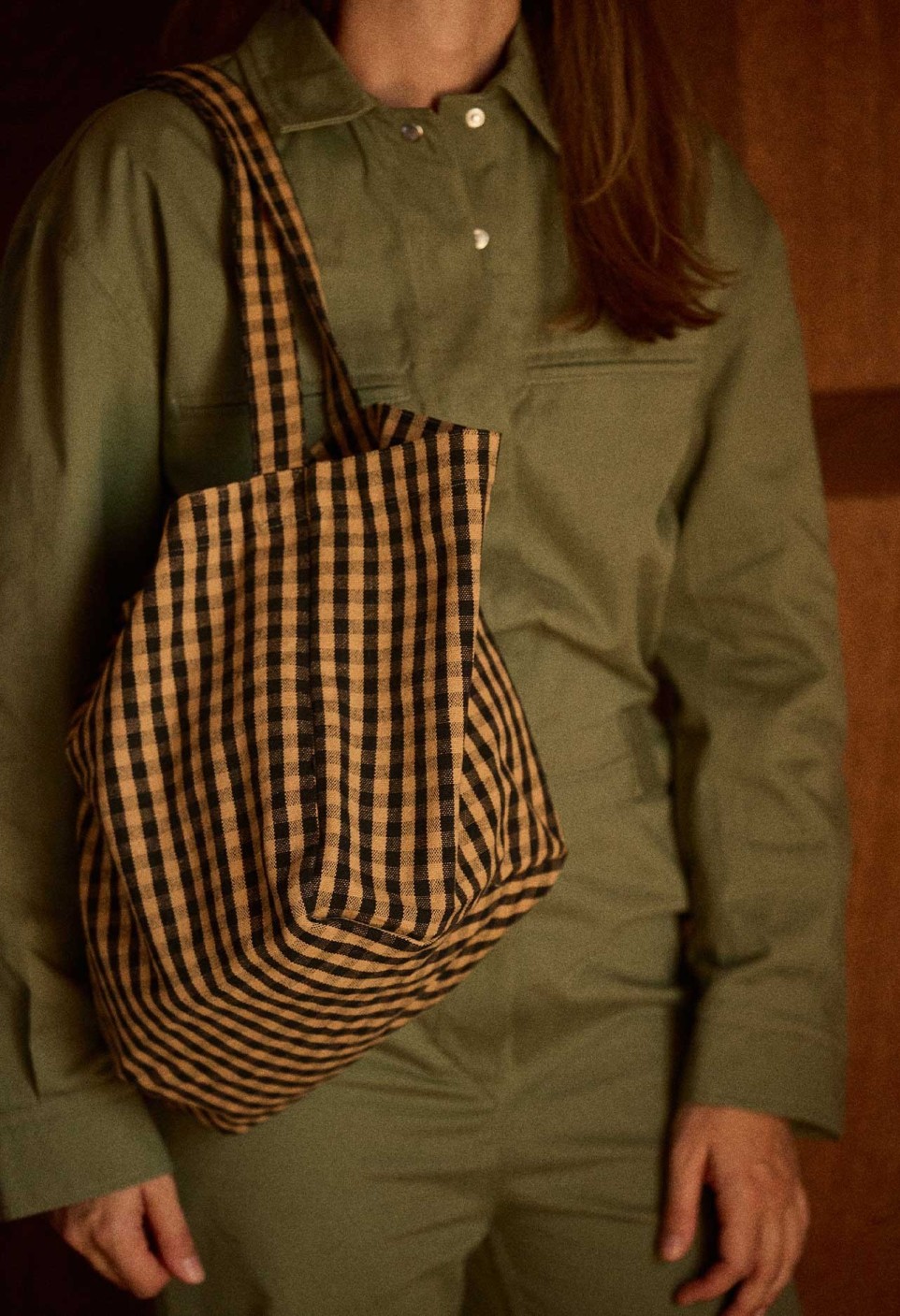 HANDBAG  VICHY CAFÉ