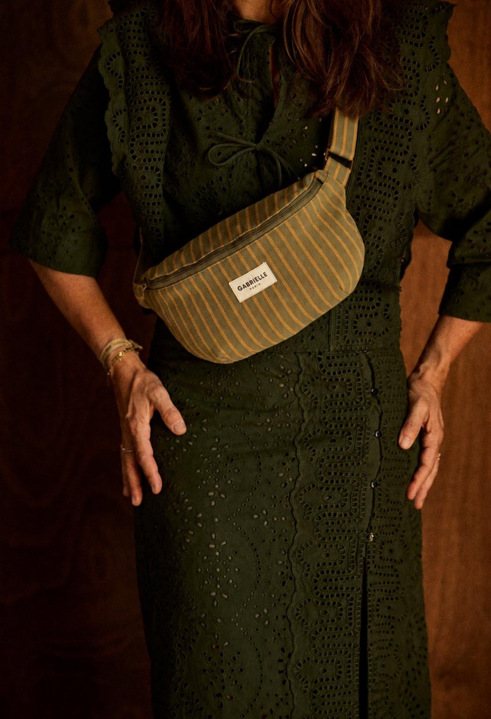 SAC BANANE  RAYURES RIVOLI