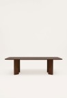 TABLE À MANGER RECTANGULAIRE VICTOIRE  BOIS LAQUÉ SPECULOOS