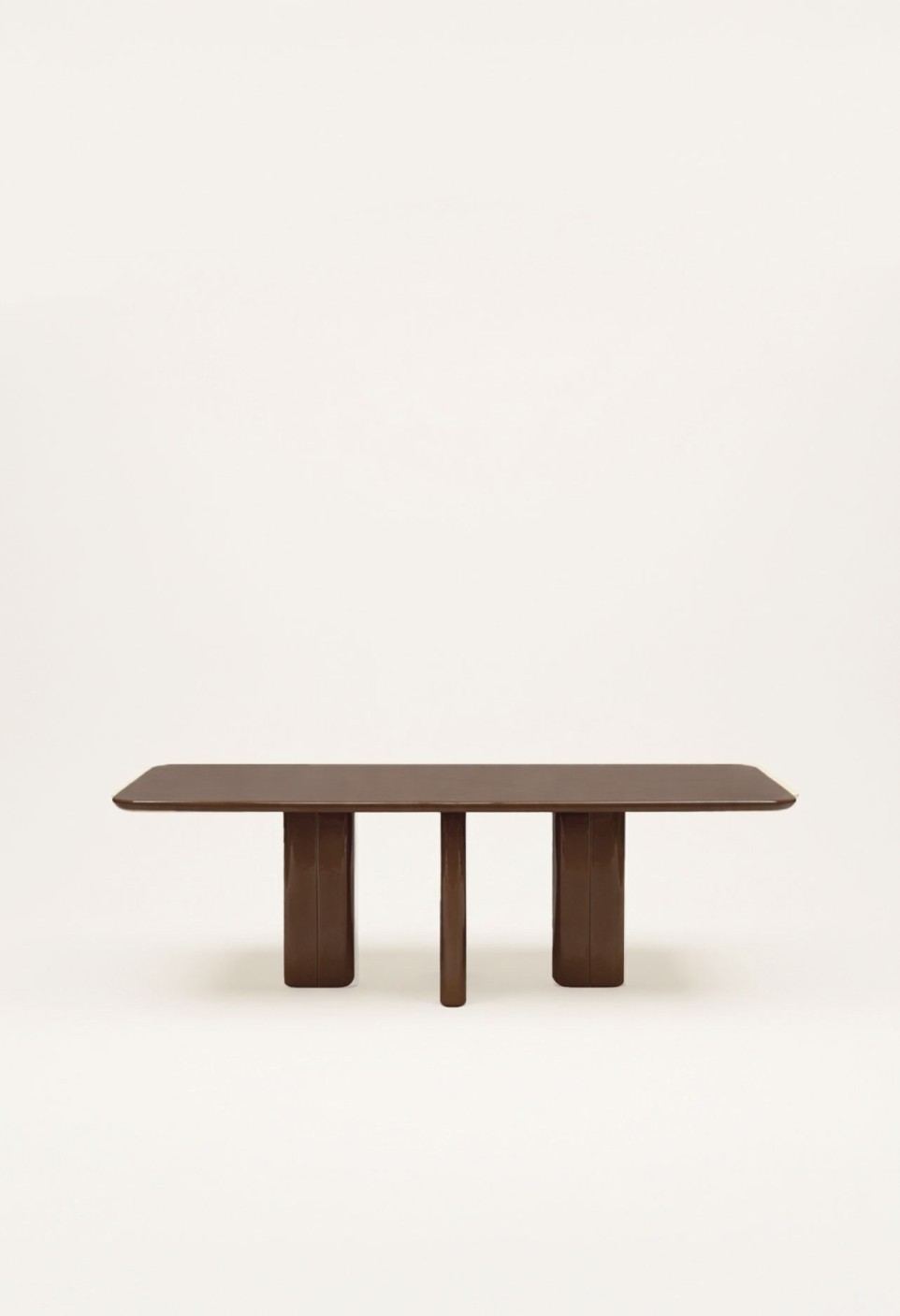 TABLE À MANGER RECTANGULAIRE JOE  BOIS LAQUÉ SPECULOOS