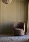 AUGUSTE ARMCHAIR  JACQUARD LEOPARD