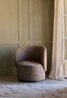 AUGUSTE ARMCHAIR  JACQUARD LEOPARD