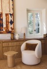 FAUTEUIL AUGUSTE  BOUCLETTE CRÈME