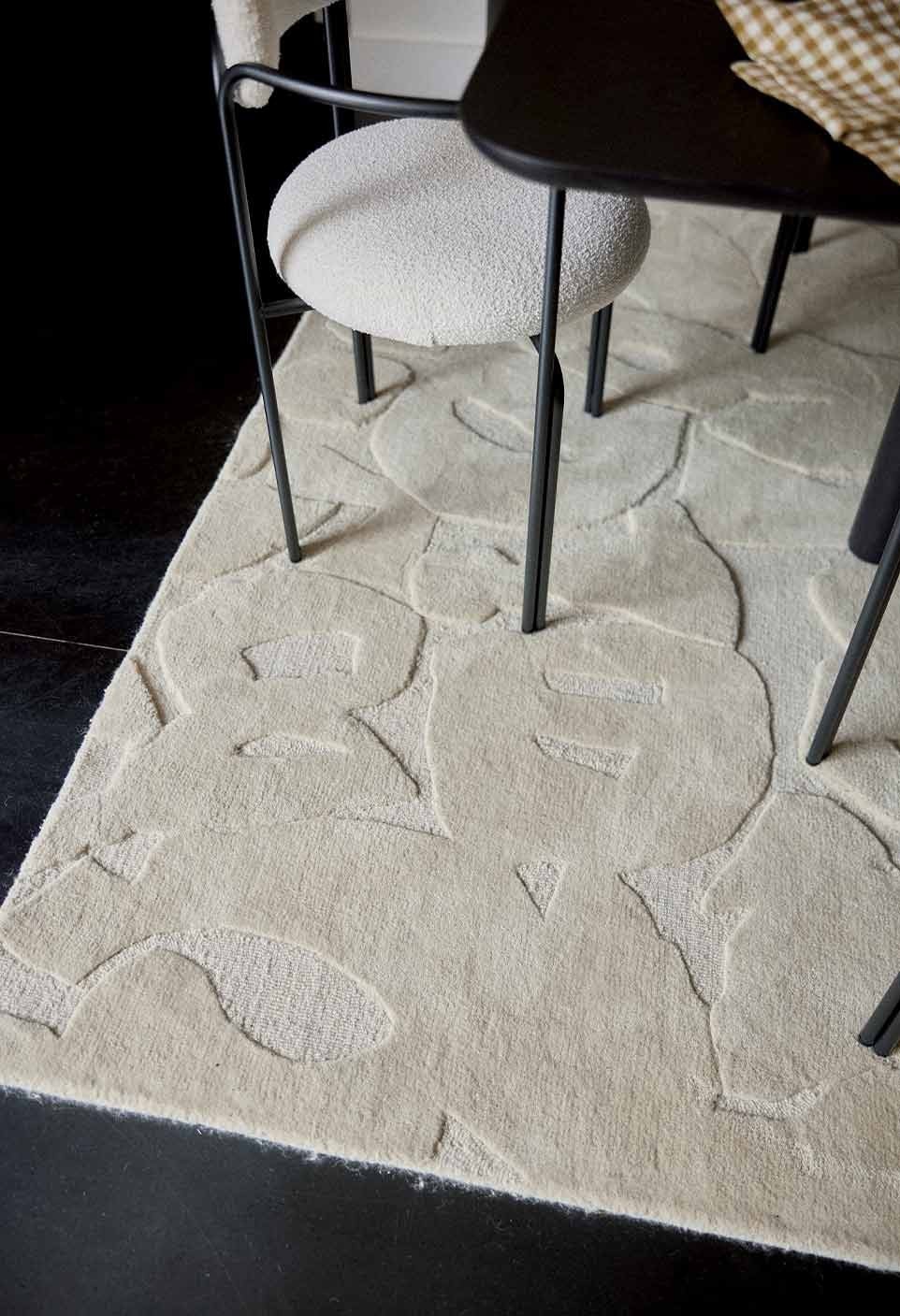TAPIS OCTAVE IVOIRE  SECONDE MAIN