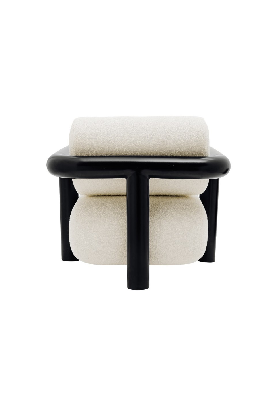 FAUTEUIL CLAUDE 100 INOX NOIR THERMOLAQUÉ  SECONDE MAIN