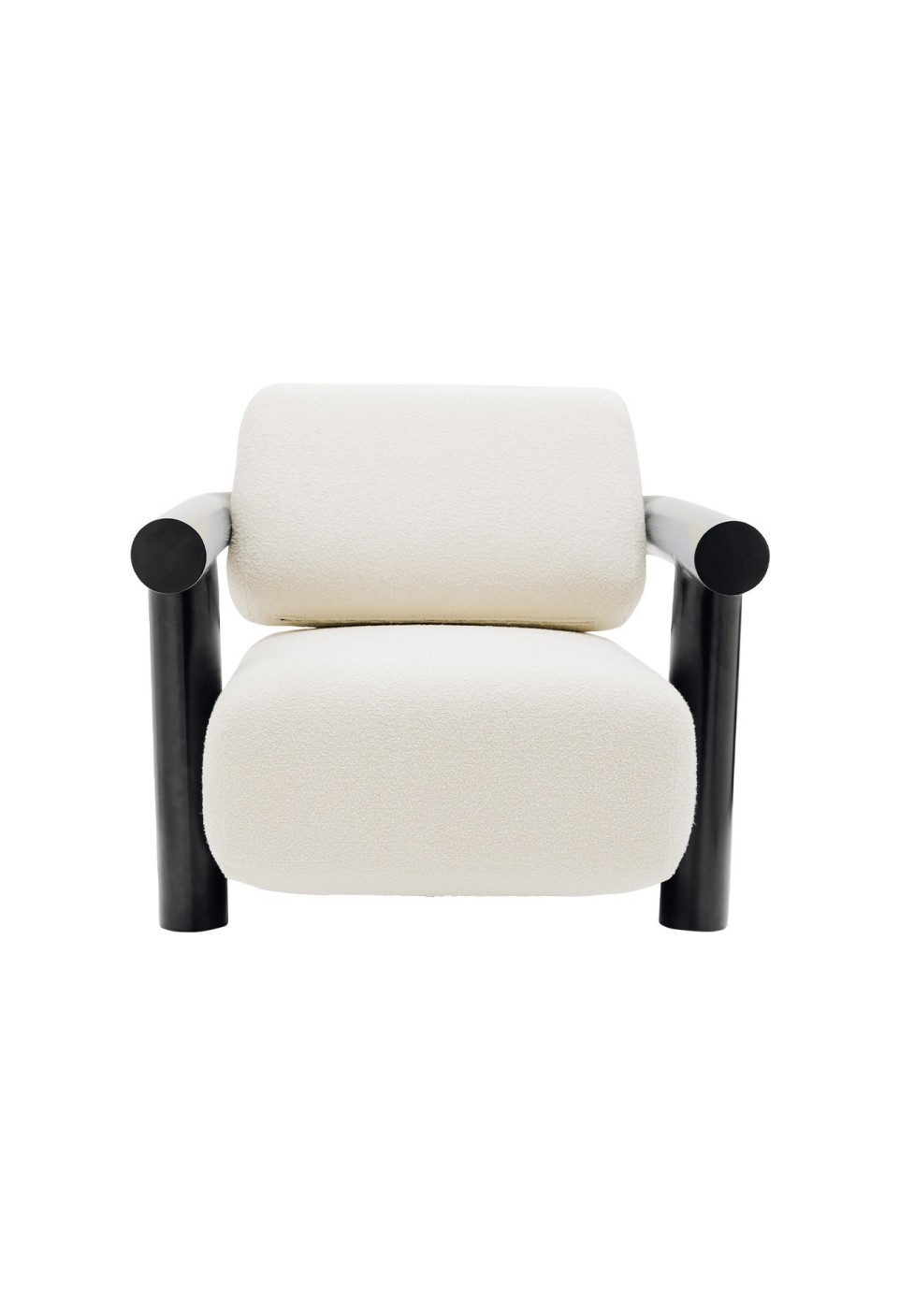 FAUTEUIL CLAUDE 100 INOX NOIR THERMOLAQUÉ  SECONDE MAIN