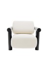 FAUTEUIL CLAUDE 100 INOX NOIR THERMOLAQUÉ  SECONDE MAIN