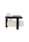 FAUTEUIL CLAUDE 100 INOX NOIR THERMOLAQUÉ  SECONDE MAIN