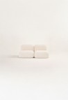 CANAPÉ GASTON 3 PLACES AVEC POUF  SECONDE MAIN
