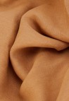 WASHED LINEN CURTAIN  TABAC LISERÉ GRENAT