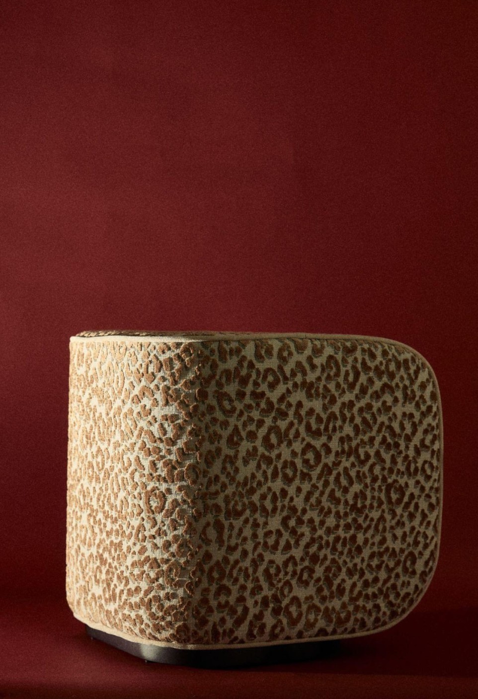 POUF ROLAND  JACQUARD LÉOPARD