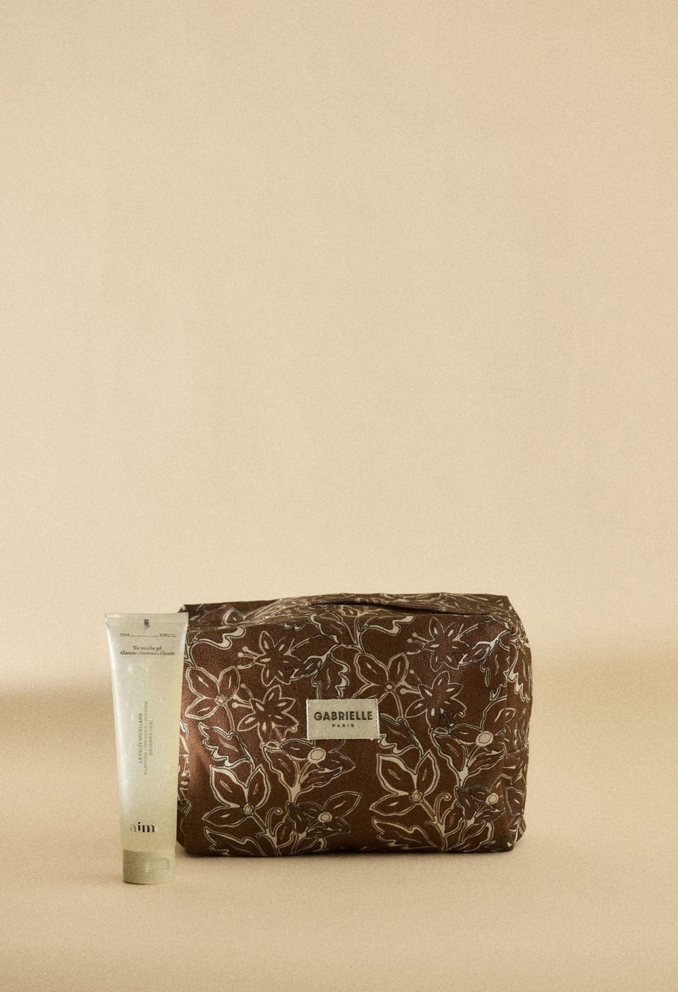 TROUSSE DE TOILETTE  EN COTON CHANTILLY