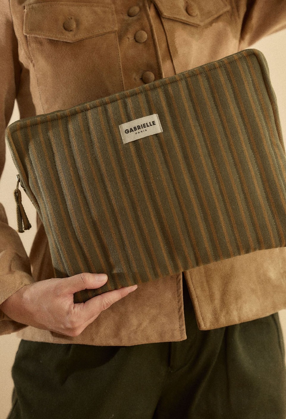 POCHETTE ORDINATEUR  RAYURES RIVOLI