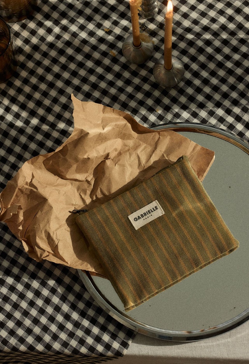 PETITE POCHETTE  RAYURES RIVOLI