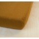 COTTON GAUZE FITTED SHEET AMBRE