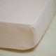 COTTON GAUZE FITTED SHEET NUDE