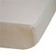 COTTON GAUZE FITTED SHEET NUDE